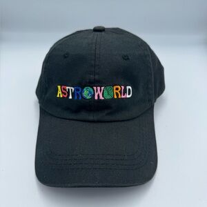 Astroworld Hat Black Snapback Travis Scott Festival Embroidered Logo fading